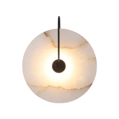 Modern Marble Alabaster Led Wall Lamp Bedroom Home Decor Decoration Lampshade Lighting Fixture for Gold Lamps Stair Sconce Stone