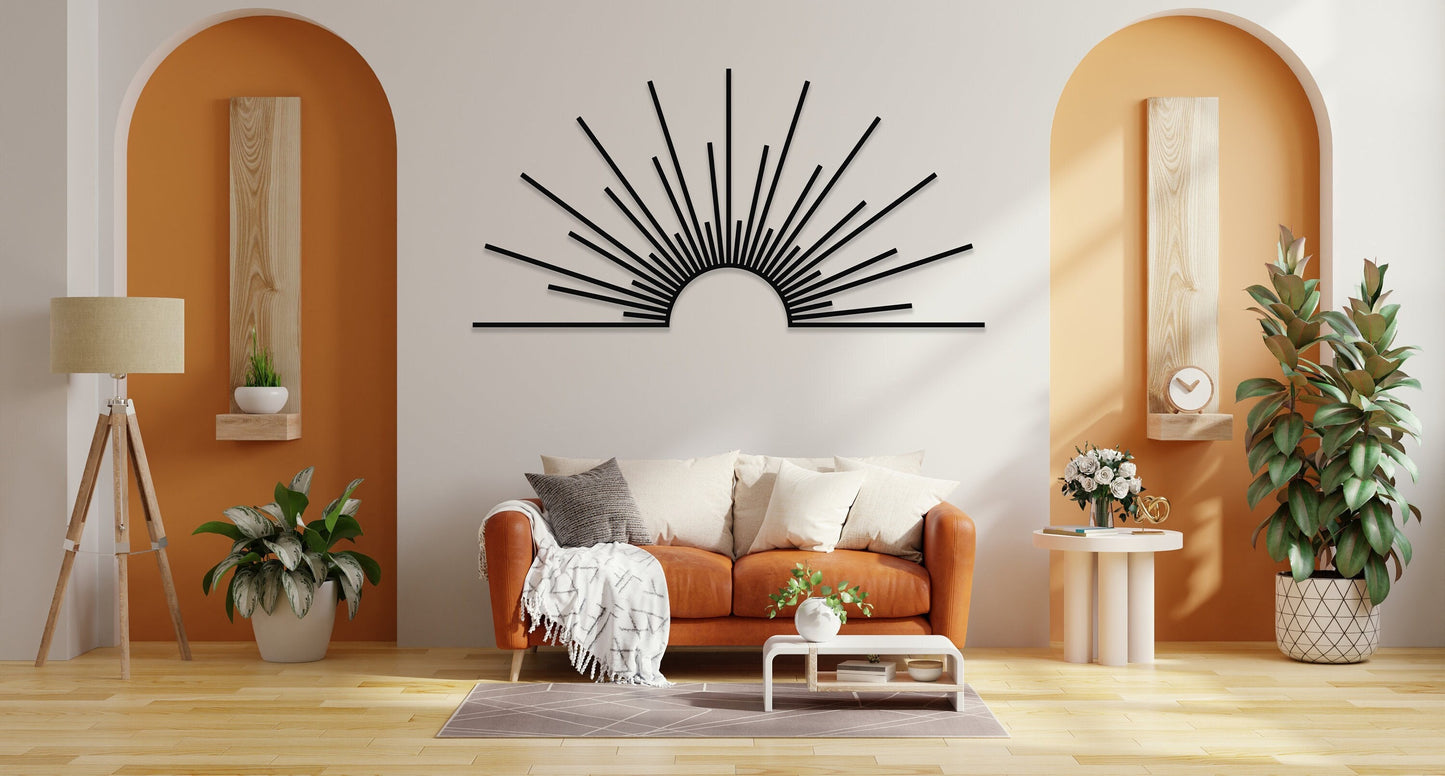 Sun Metal Wall Decor, Sun, Sun Art, Sun Decor, Sunrise, Sunrise Art, Beach Decor, Wall Art, Wall Decor, Room Decor, Home Decor, Home Gift